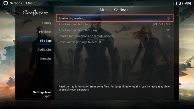 kodi_raspberry_pi_tuning_disable_tag_reading